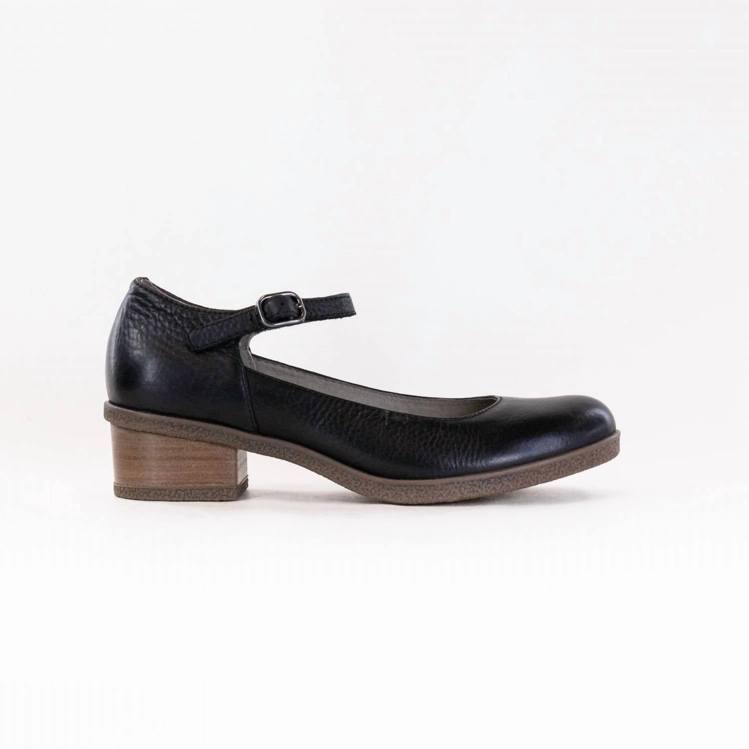 Women's Deena Mary Jane Shoes In Black Tumbled Glamorous Footwear Sexy Silhouette