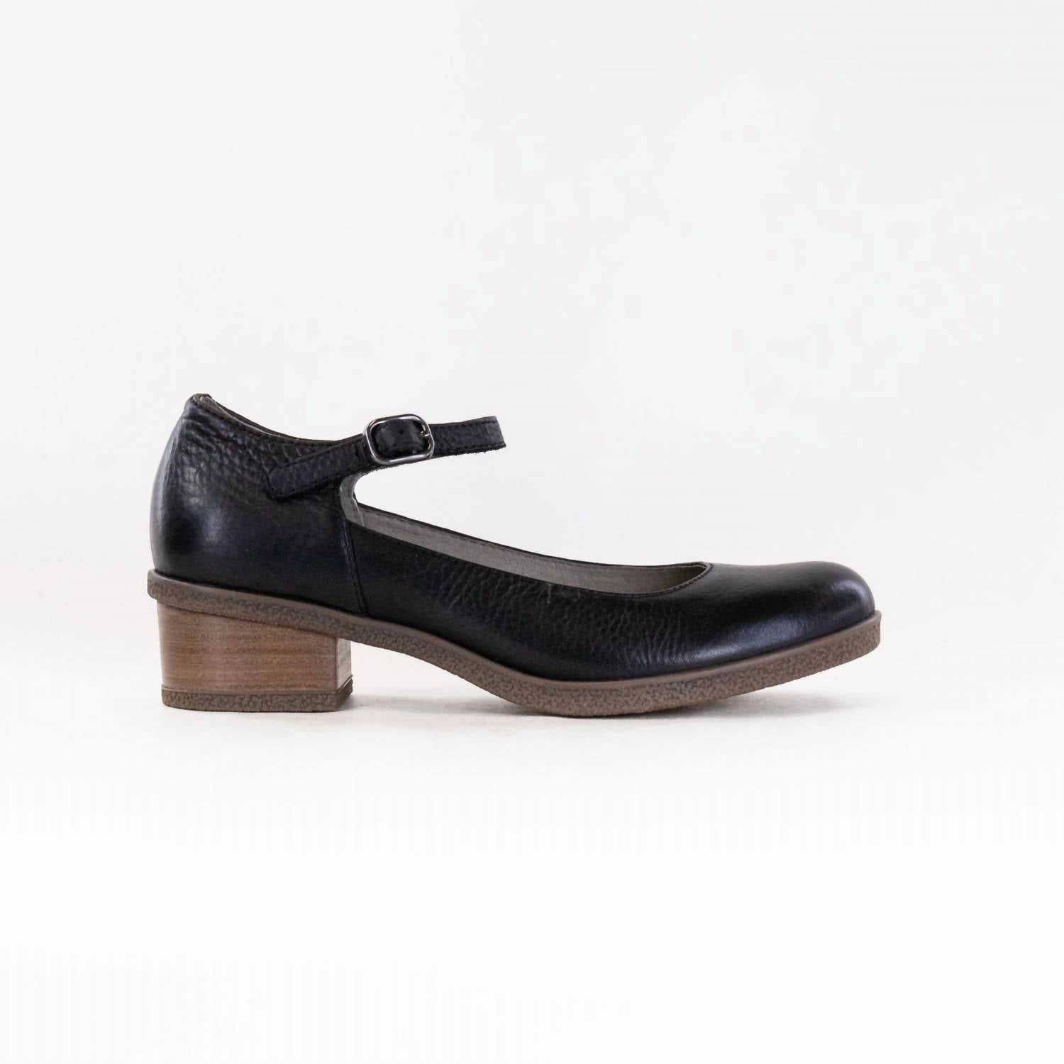 Evening Boots Open Toe Boots Women's Deena Mary Jane Shoes In Black Tumbled