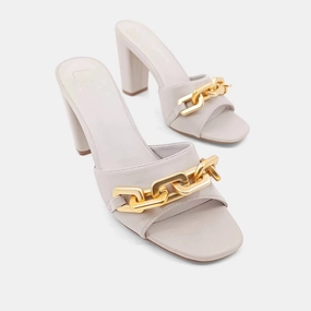 Women's Fiona Slip On Heel In Mink Versatile Spark Black Glam