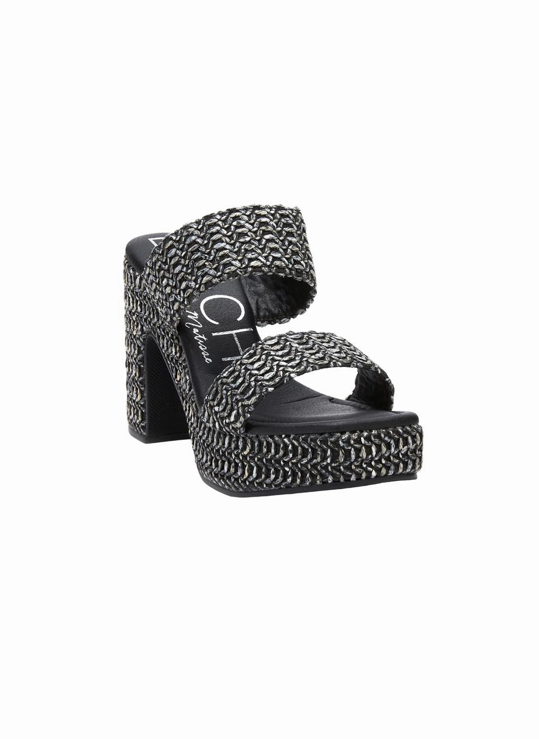 Smart Footwear Women's Gem Platform Block Heel In Black