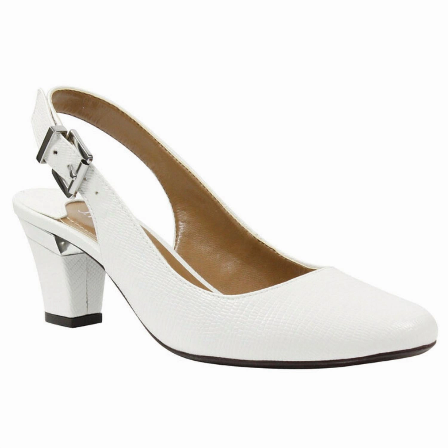 Women's Malree Heel In White Sophisticated Sandals
