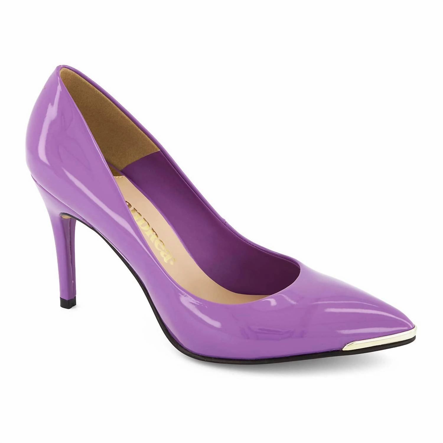 Women's Pumps Fashion Stilettos In Purple Work Proof Wedge Heel