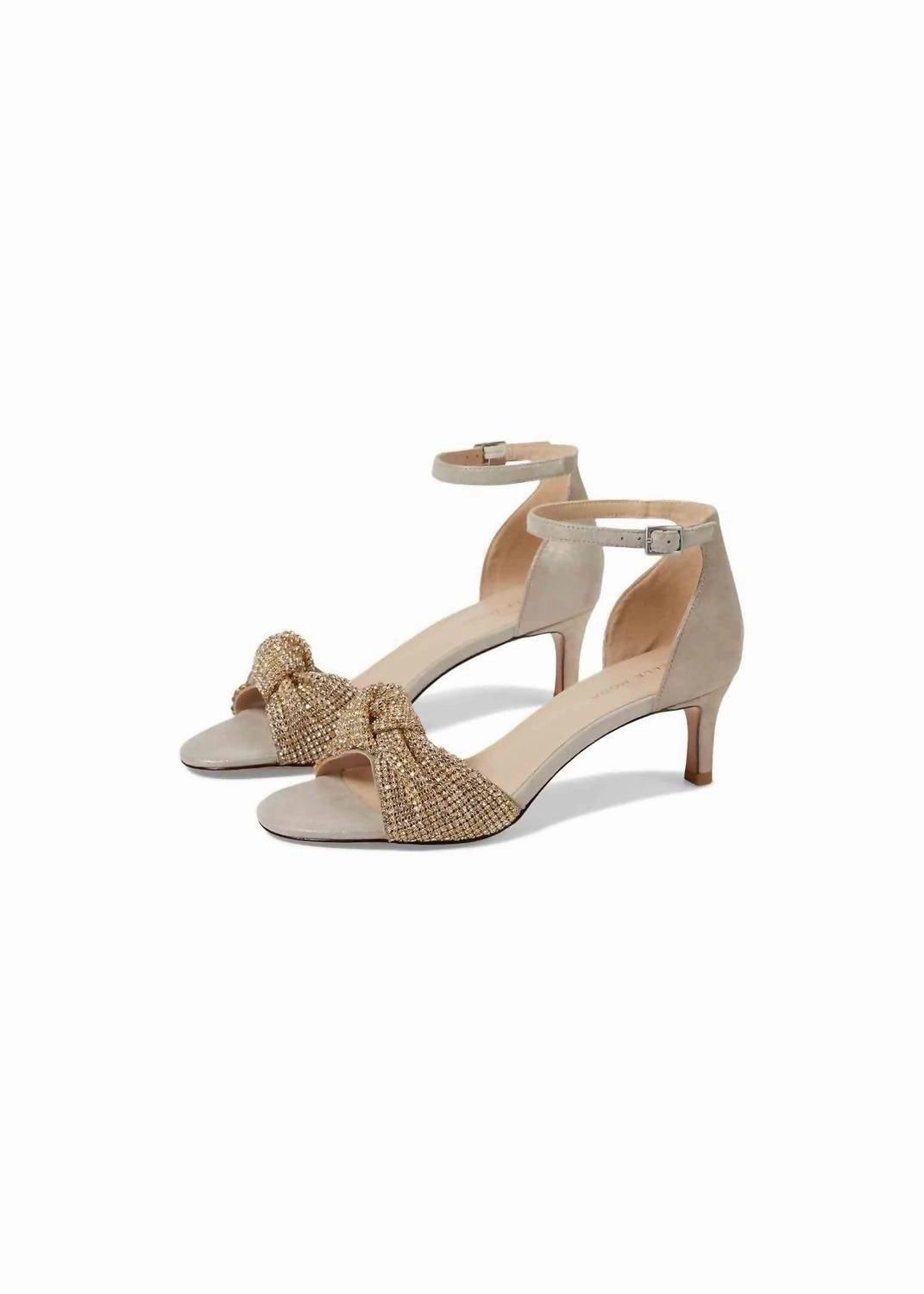 Women's Shaira Shimmer Heels In Taupe Perfect Pair