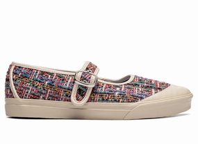 Comfy Journey Women's Vans LX Mary Jane Lowpro in Tweed Mauvewood