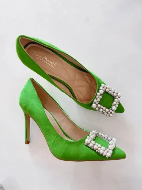 Women's Blair Heels In Green Glamorous Boots
