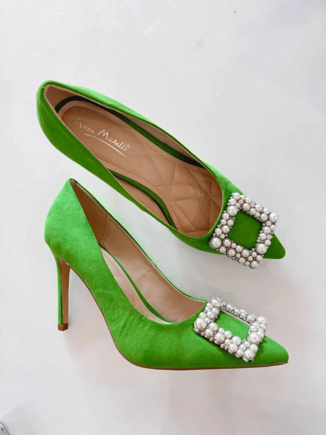 Women's Blair Heels In Green Fashion Booties