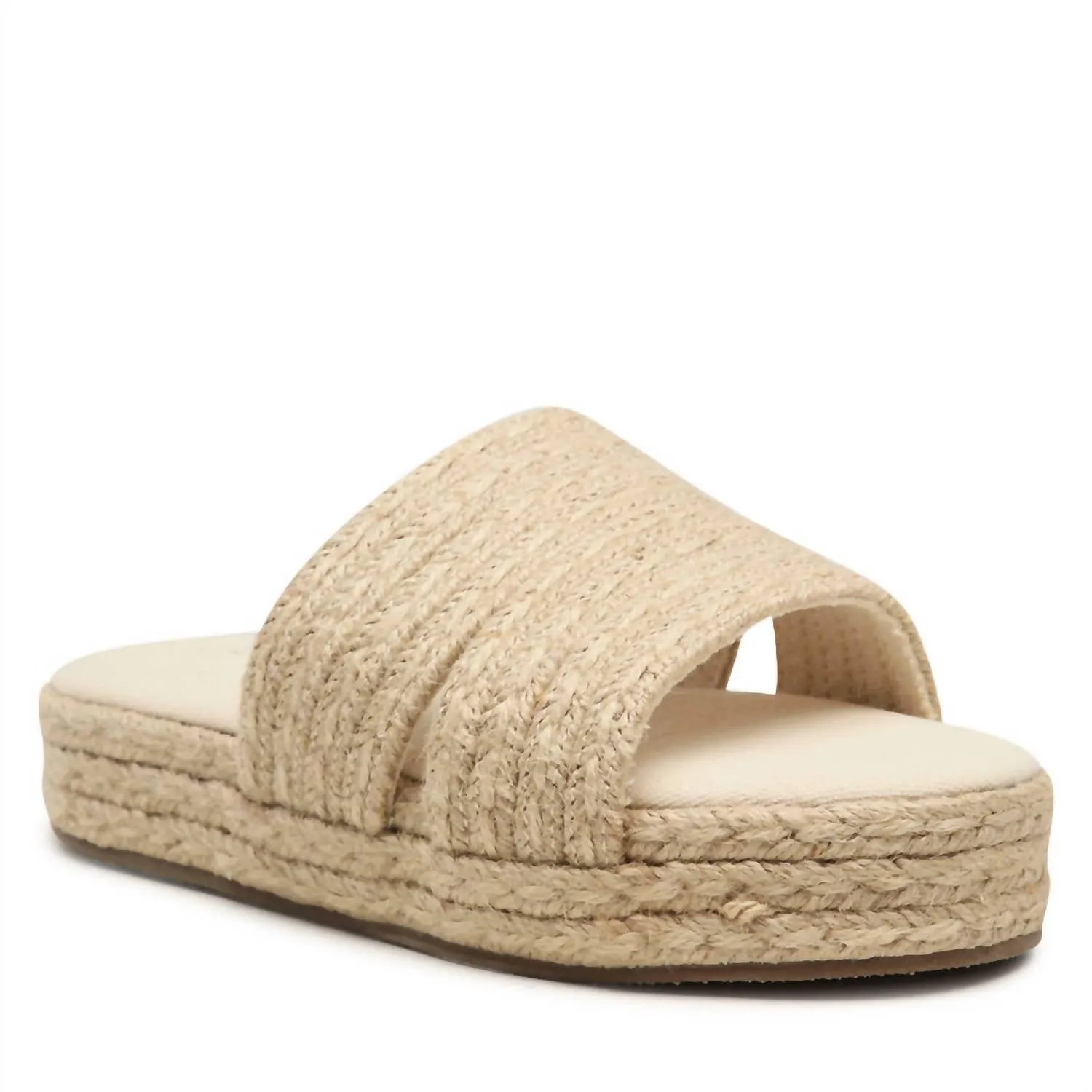 Women's Fern Slide Sandal In Natural Stylish Appeal