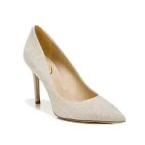 Iconic Form Sleek Glamour Women's Jordyn Pump Shoe In Natural Linen