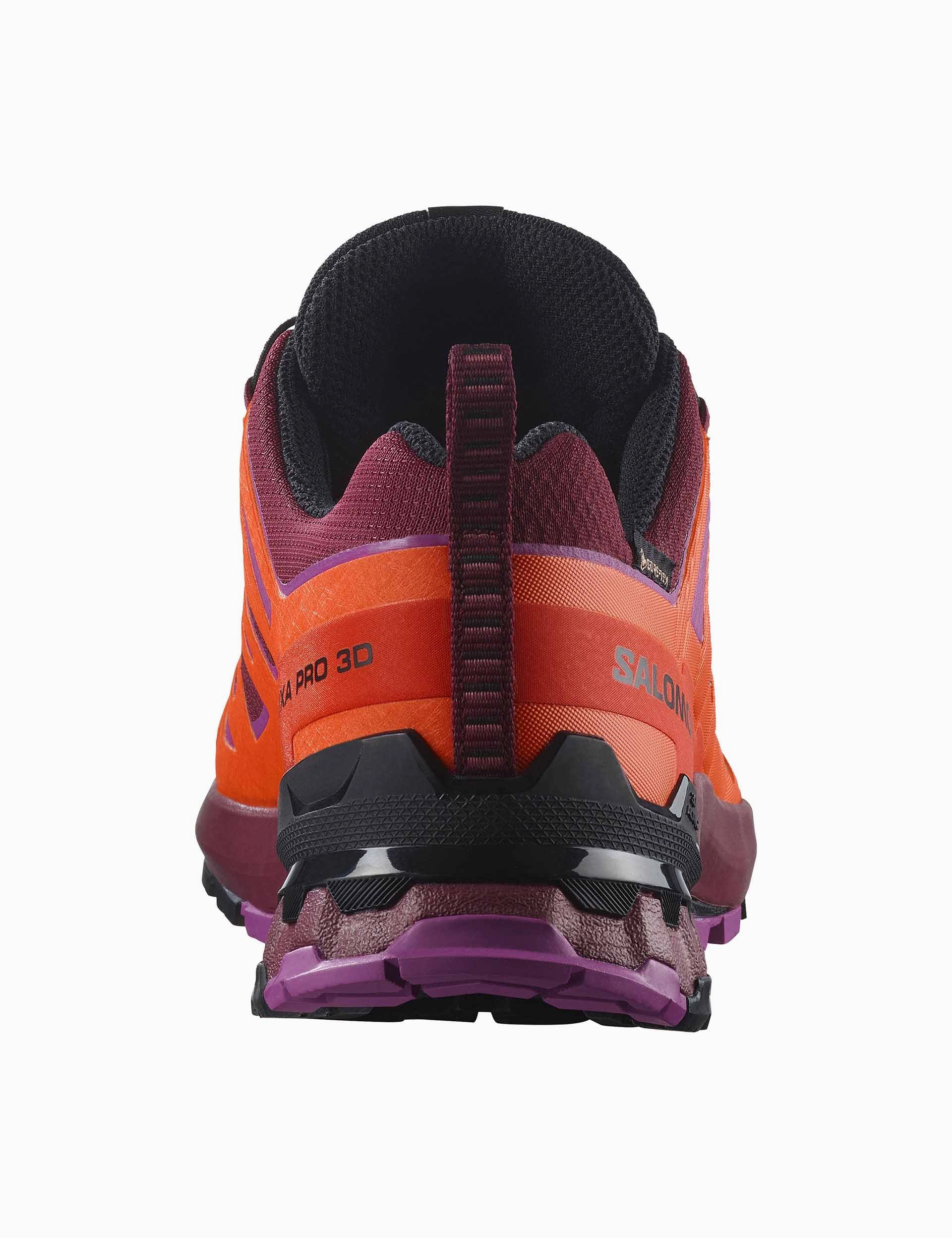 amateur runner's shoe choice XA Pro 3D V9 Gore-Tex - Tawny Port/Red Orange/Willowherb